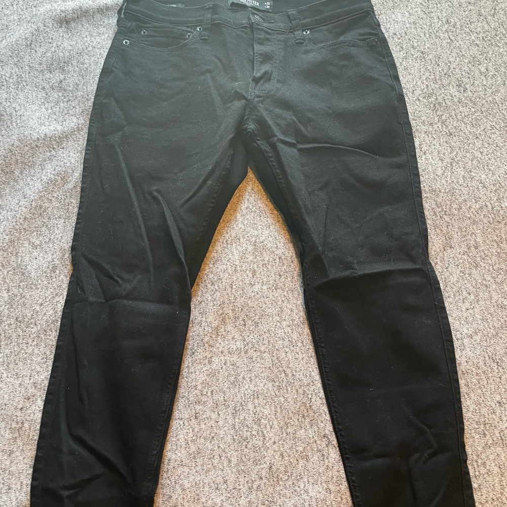 Hollister black 32x30 jeans